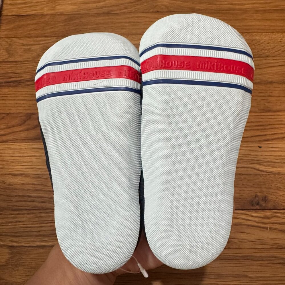 Miki House My First Walker Toddler Shoes Navy Blue (Size 7 / 13.5cm) - Picture 12 of 12